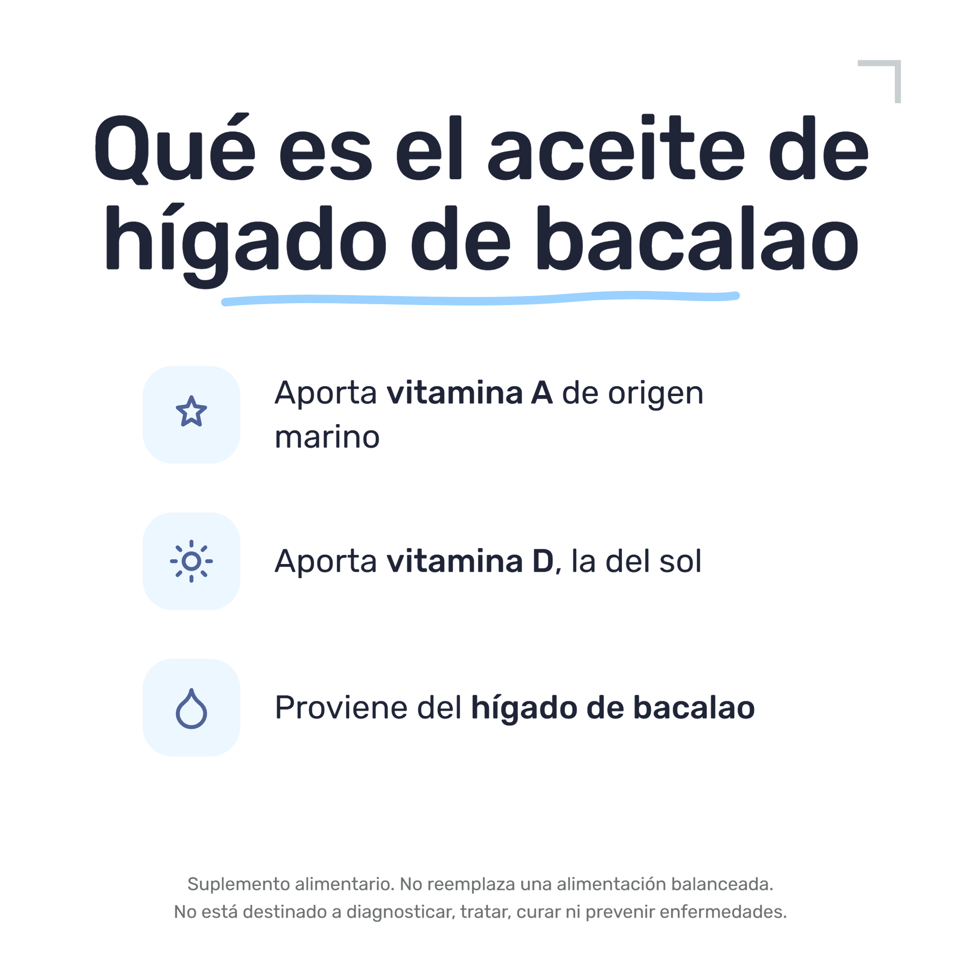 Aceite de Higado de Bacalao 415 Mg [100 Cápsulas] — imagen 3
