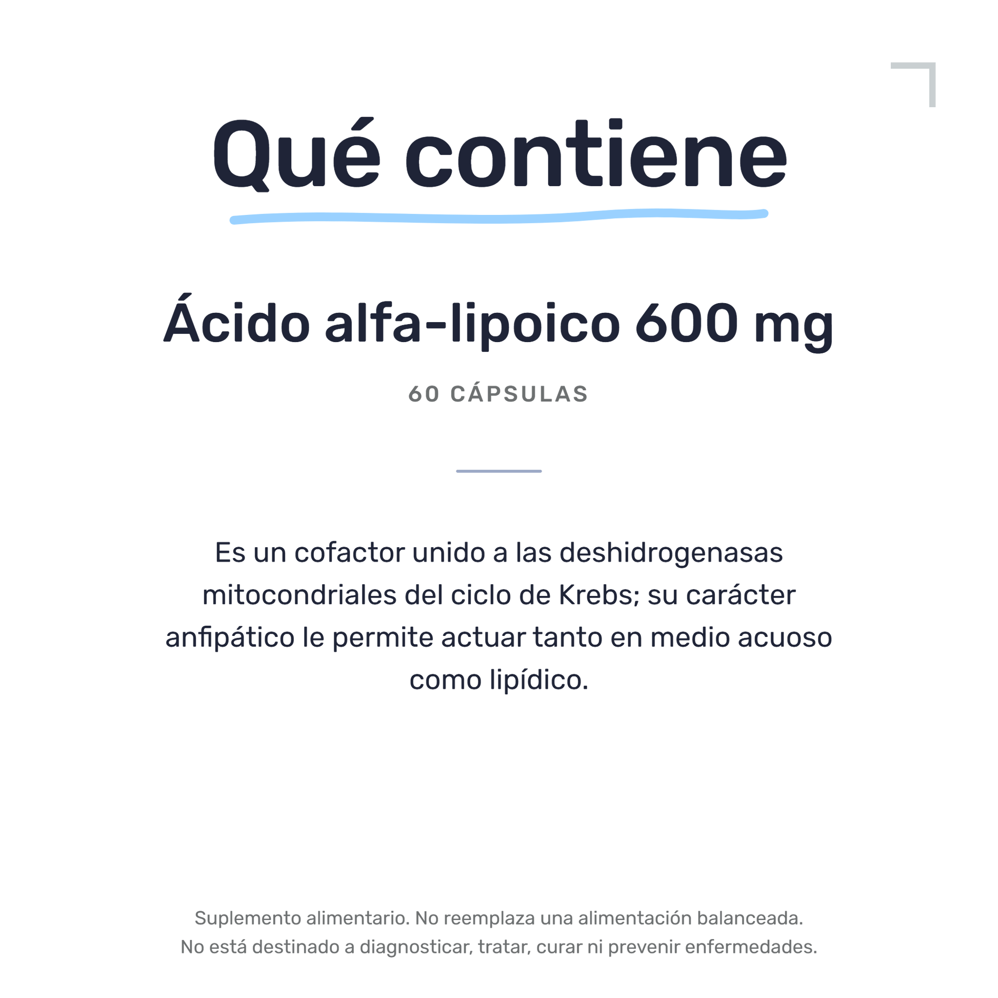 Ácido Alfa Lipoico 600 mg [60 Cápsulas] — imagen 7