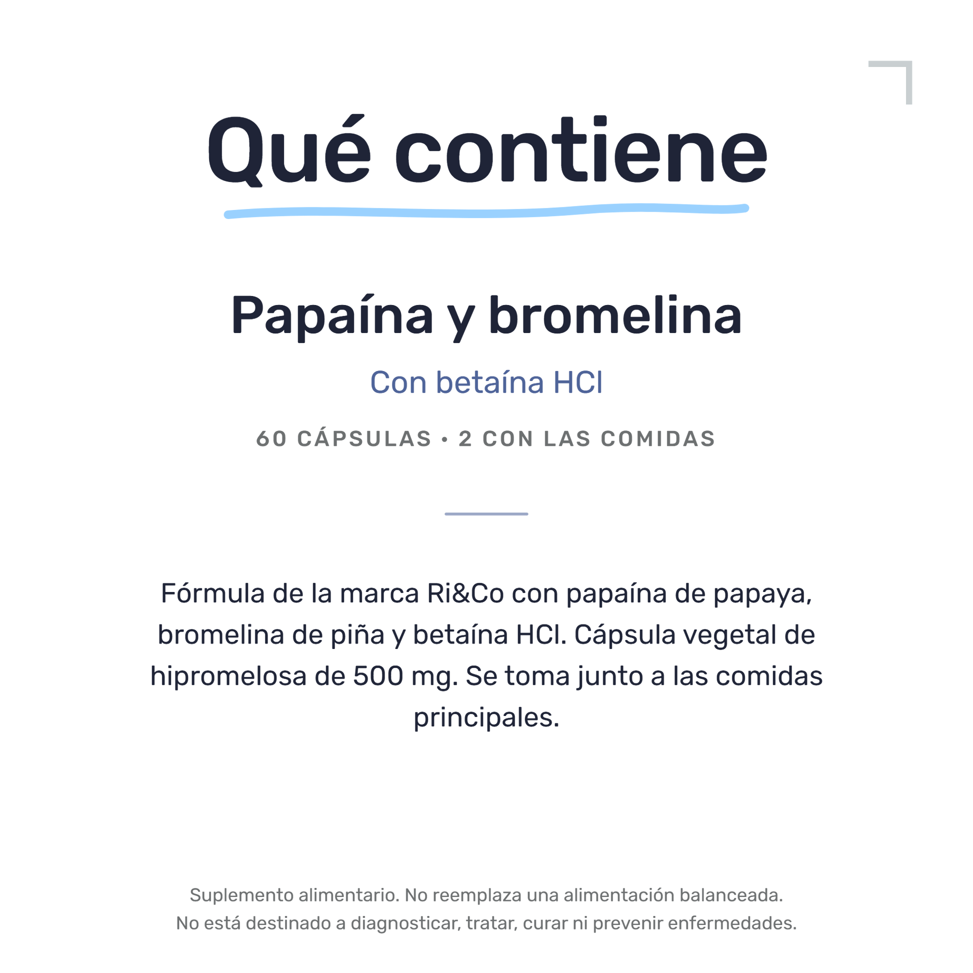 Enzimas Digestivas 500 mg [60 cápsulas] — imagen 7