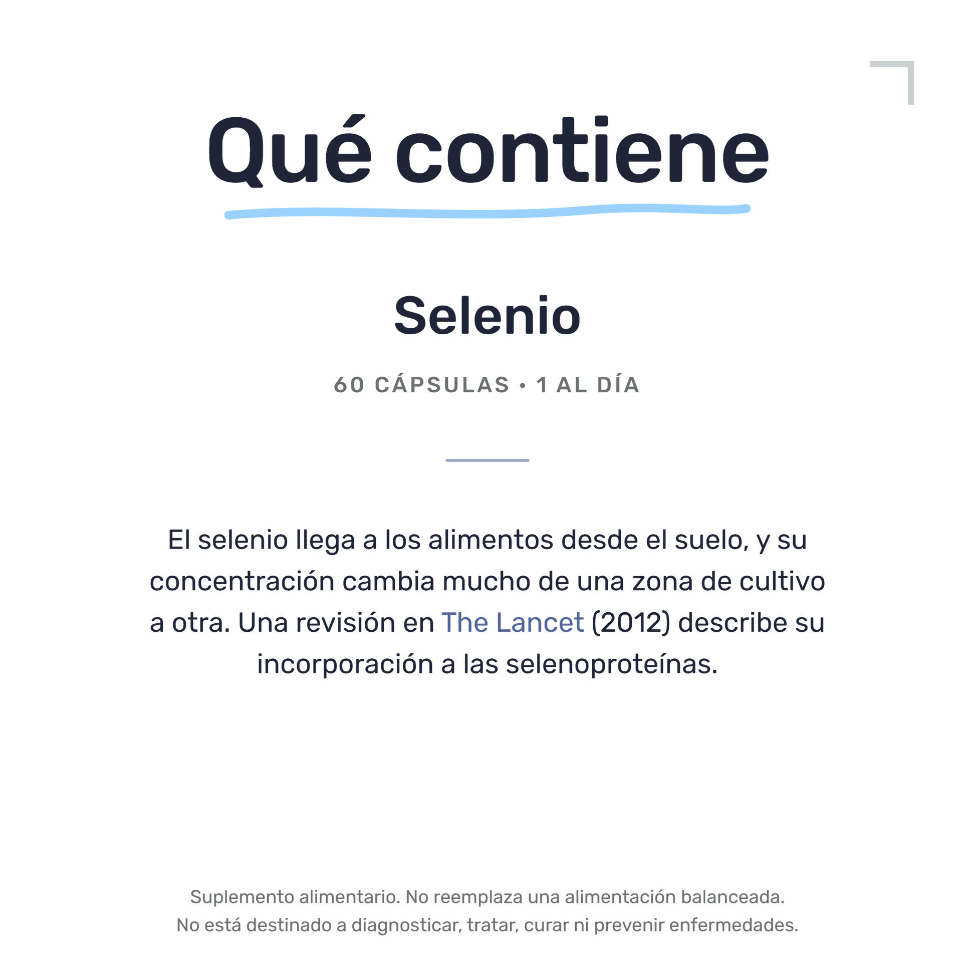 Selenio [60 Cápsulas] — imagen 7